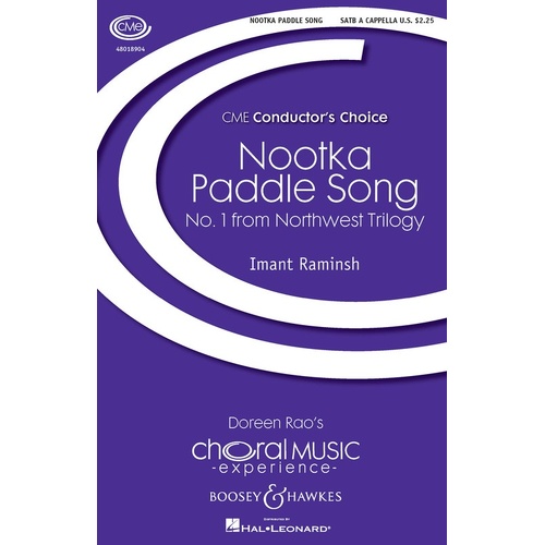 Nootka Paddle Song SATB A Cappella (Octavo)