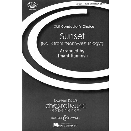 Sunset SATB A Cappella (Octavo)