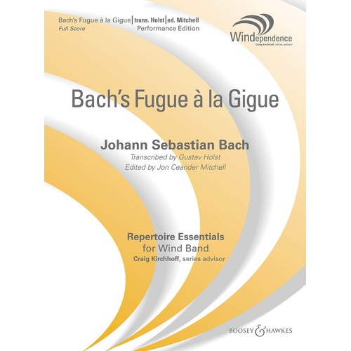 Fugue A La Gigue Score/Parts Bhb (Music Score/Parts)