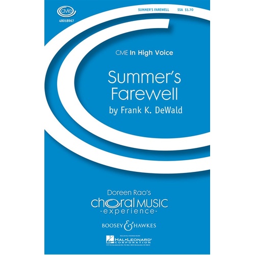 Summers Farewell SSA (Octavo)