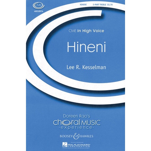 Hineni 2Pt Treble (Octavo)