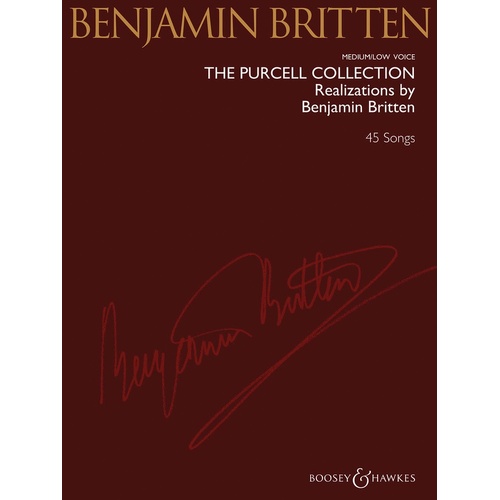 Purcell Collection Realizations Britten Med Low