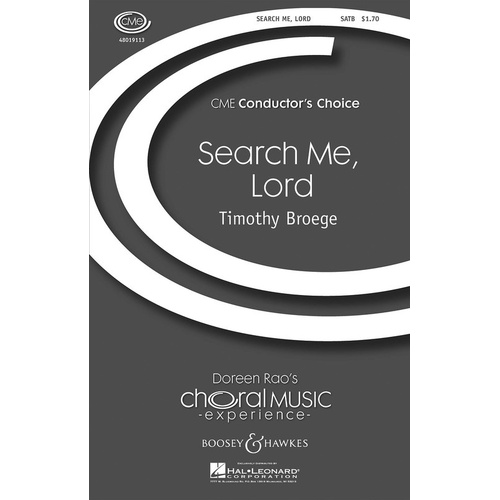 Search Me Lord SATB (Octavo)