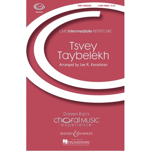 Tsvey Taybelekh 3Pt Treble (Octavo)