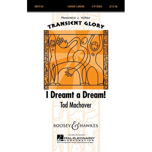 I Dreamt A Dream 4Pt Treble (Octavo)