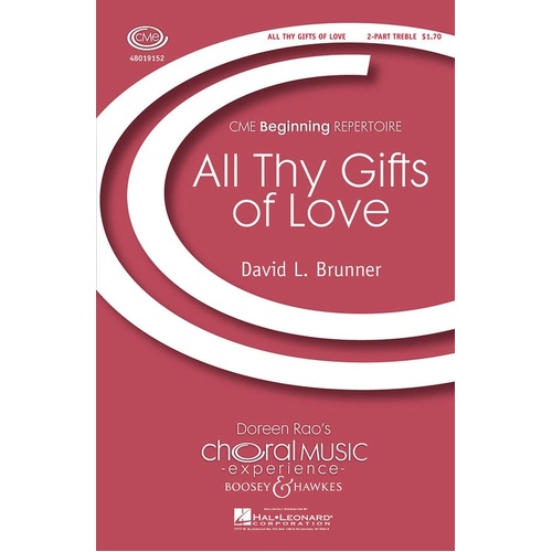 All Thy Gifts Of Love 2Pt (Octavo)