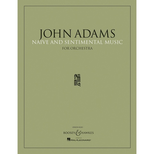 Naive And Sentimental Music For Orch Full Score
