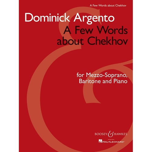 A Few Words About Chekhov Mezz Sop (Softcover Book)