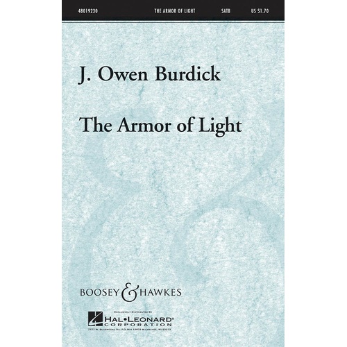 Armor Of Light SATB A Cappella (Octavo)