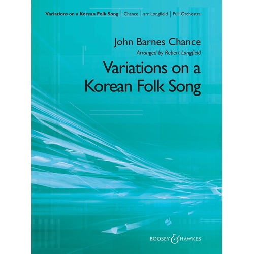 Variations On A Korean Folk Song Hlfo4 (Music Score/Parts)