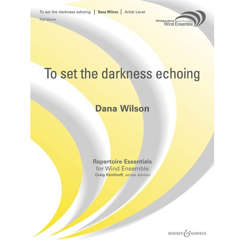To Set The Darkness Echoing Bhb5 (Music Score/Parts)