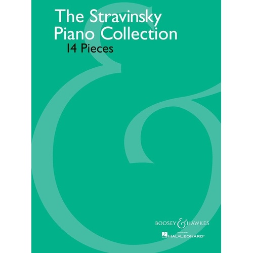 Stravinsky Piano Collection for Solo Piano - 14 Pieces by Igor Stravinsky, 174 Pages, Intermediate to Advanced Works