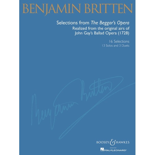 Selections From Beggars Opera Various Voices
