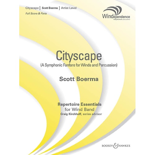 Cityscape Symphonic Fanfare Winds Per Sc Bhcb5 (Music Score)