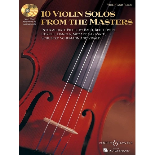 10 Violin Solos from the Masters Book with 2 Enhanced CDs