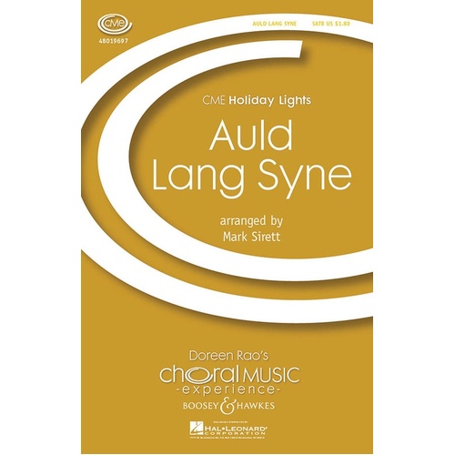 Auld Lang Syne SATB (Octavo)