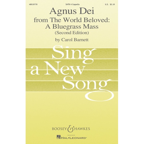 Agnus Dei SATB A Cappella (Octavo)