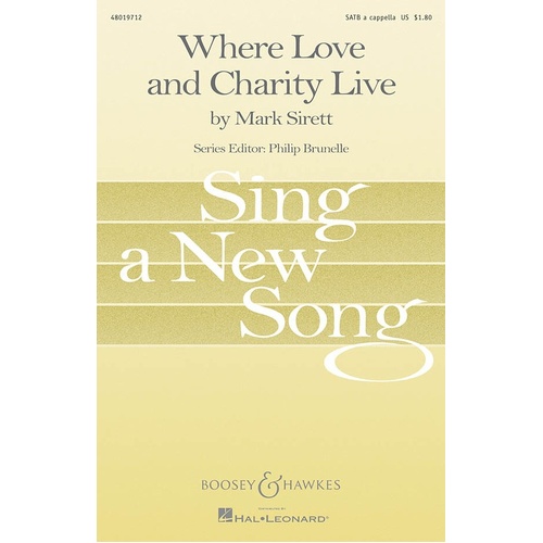 Where Love And Charity Live SATB (Octavo)