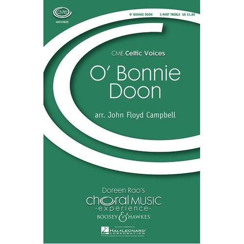 O Bonnie Doon 3 Part Mixed (Octavo)