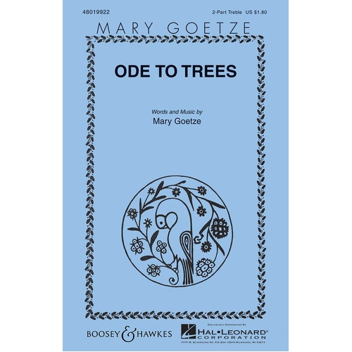 Ode To Trees 2Pt (Octavo)