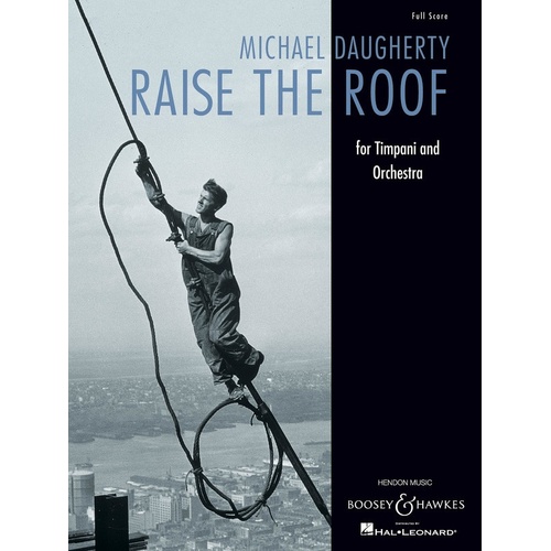Raise The Roof Timpani And Orchestra Score (Softcover Book)