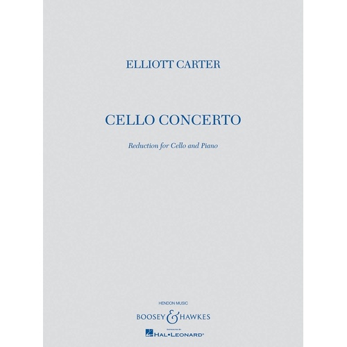 Cello Concerto Vc/Piano (Softcover Book)