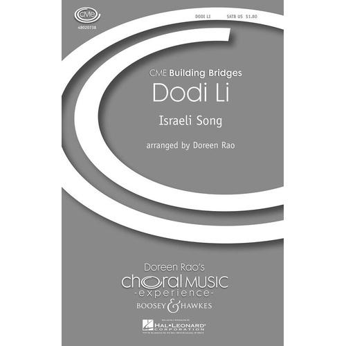 Dodi Li SATB Choral Sheet Music