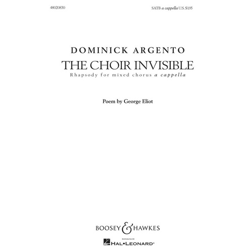Choir Invisible SATB (Octavo)