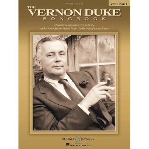 Vernon Duke Songbook Vol. 1 for Voice, 76 Pages, Includes 16 Songs from Stage and Screen