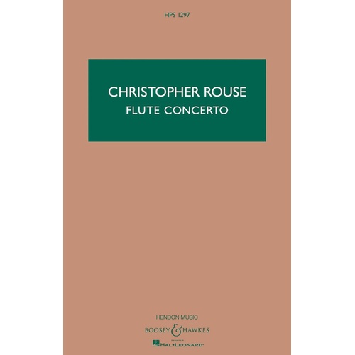 Flute Concerto Study Score (Softcover Book)