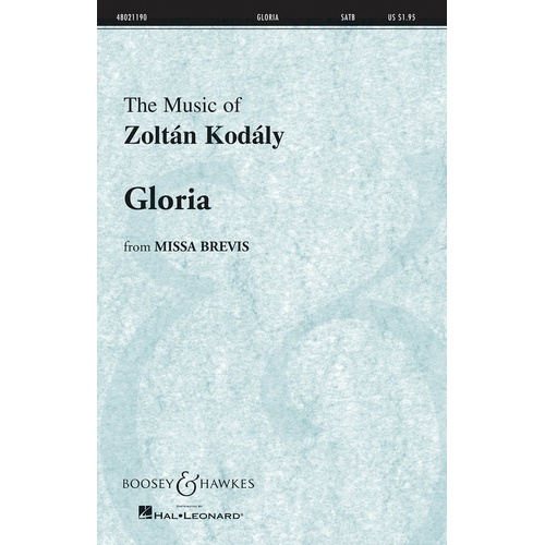 Gloria (From Missa Brevis) SATB/Organ (Octavo)