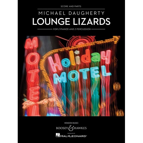 Lounge Lizards 2 Piano/2 Percussionists Score/Parts