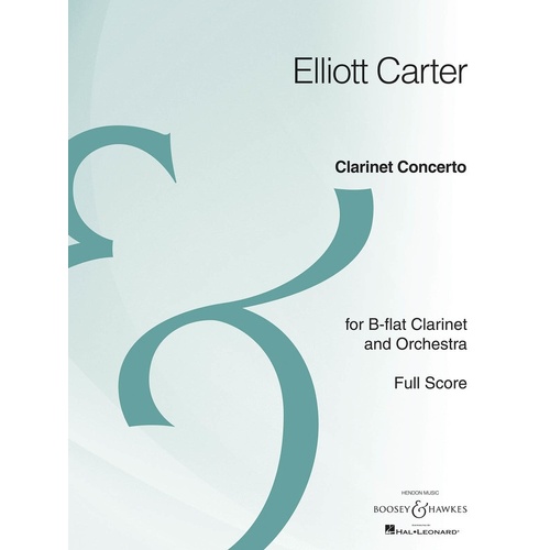Clarinet Concerto clarinet/Orchestra (Softcover Book)