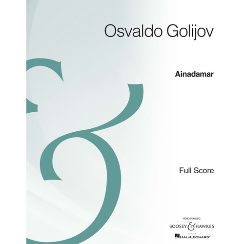 Ainadamar SATB/Orchestra Score