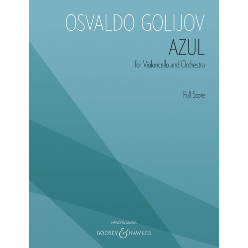 Azul Cello/Orchestra (Softcover Book)