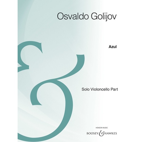 Azul Cello Part (Softcover Book)
