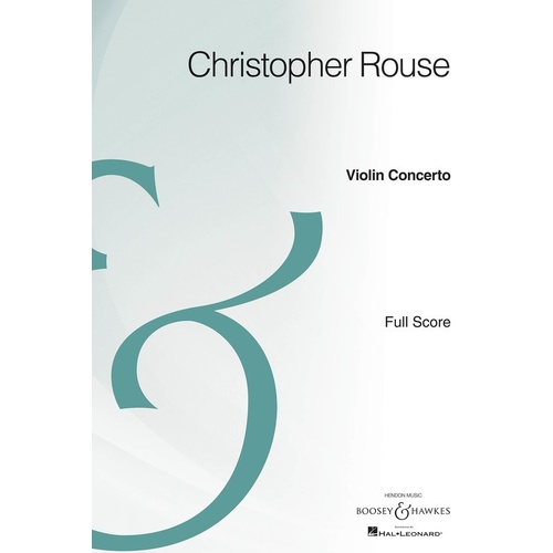 Violin Concerto Violin/Orchestra Score (Softcover Book)