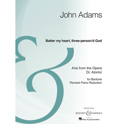 Batter My Heart Three Persond God Baritone Piano (Softcover Book)