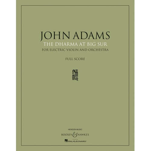 Dharma At Big Sur Violin/Orchestra Score (Softcover Book)