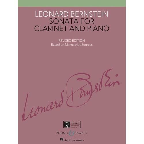 Bernstein - Sonata for Clarinet/Piano Revised Edition
