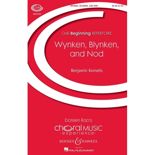 Wynken, Blynken, and Nod Choral Score by Boosey & Hawkes, 12 Pages, Duration: 3:00