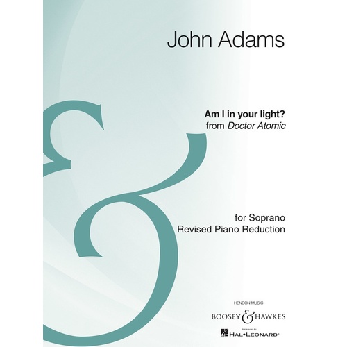 Adams - Am I In Your Light? Mezzo Soprano/Piano (Softcover Book)
