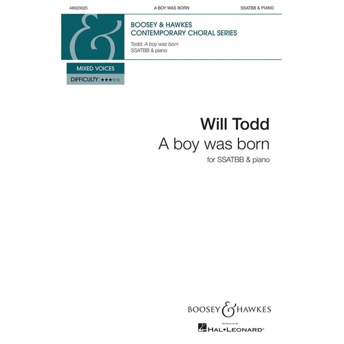 A Boy Was Born SSATBb (Octavo)