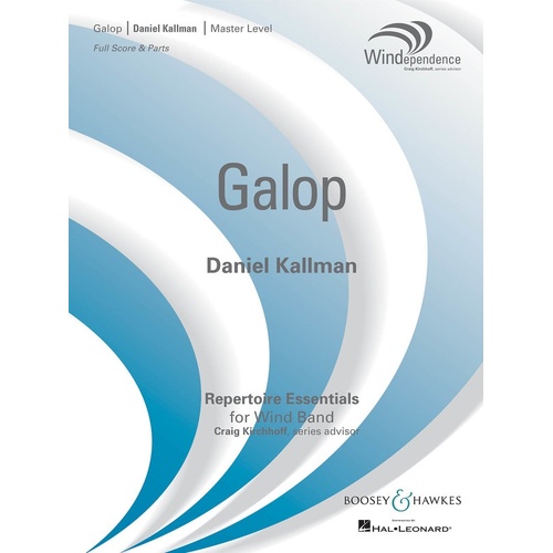 Galop Concert Band 4 Score Only (Music Score)