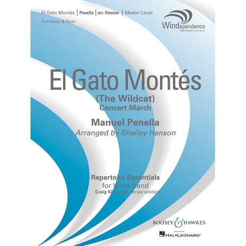 El Gato Montes (Wildcat) CB4 SC/PTS - Band Score by Boosey & Hawkes, 3:30 Duration, Windependence Master Level