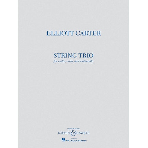 Carter - String Trio (Music Score/Parts)