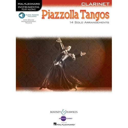 Piazzolla Tangos for Clarinet - 14 Solo Arrangements with Online Audio Access