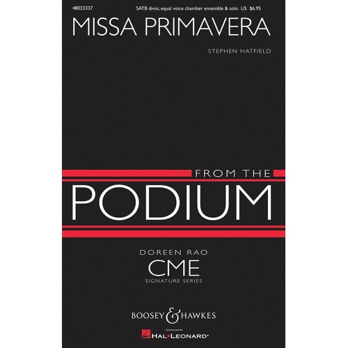 Missa Primavera SATB A Cappella (Octavo)
