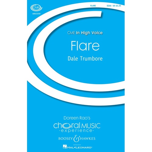 Flare SSAA A Cappella (Octavo)