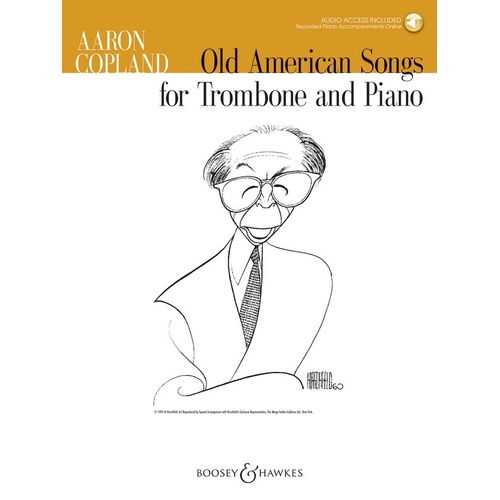 Old American Songs Trombone/Piano Book/Online Audio (Softcover Book/Online Audio